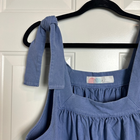 Free People Beach Blue Cover Up Dress Size Medium - Picture 3 of 5